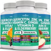 NEW AGE Quercetin with Bromelain 60 count supplement bottle front view