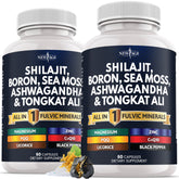 NEW AGE Shilajit Supplement 120 capsules front view