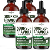 NEW AGE Soursop Drops bottle front view with label
