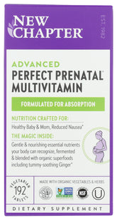 New Chapter Zyflamend Prenatal Multi 3 Tablets front view