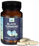New Universe Food Black Turmeric Capsules 350MG front view