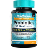 NewRhythm Extra Strength Probiotic Capsules front view