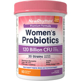 NewRhythm Probiotics for Women 120 Billion CFU front view