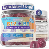 Nextdia B-Complex Gummies front view with packaging