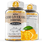 Nextdia Cod Liver Oil Gummies front view with packaging