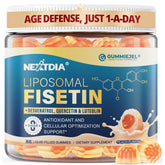 Nextdia Fisetin Gummies 200mg front view with packaging