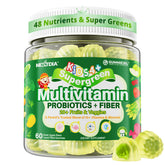 Nextdia Kids Multivitamin Gummies front view with green apple flavour