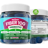 Nextdia Organic Prebiotic Fiber Gummies front view with packaging