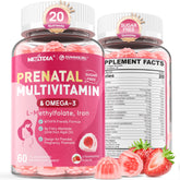 Nextdia Prenatal Vitamins Gummies front view packaging