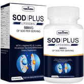 NICMIN Antioxidant Supplement 500mg Liposomal SOD front view