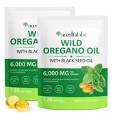 NIFEISHI Oregano Oil & Black Seed Oil Softgels bottle front view