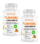 NIVELLE Turmeric Curcumin Supplement capsules front view