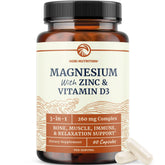 Nobi Nutrition Magnesium Complex 260mg front view