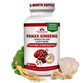 NooHerbal Nature Ginseng Supplement 90 capsules front view