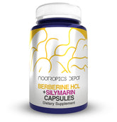 Nootropics Depot Berberine HCL + Silymarin Tablets 500mg front view