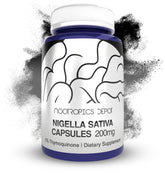 Nootropics Depot Black Seed Oil 5% Standardised 60 Capsules front view