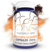 Nootropics Depot Cordyceps Mushroom Capsules 250mg front view