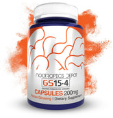 Nootropics Depot GS15-4 Panax Ginseng Extract Capsules front view