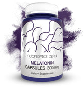 Nootropics Depot Melatonin Capsules 300mcg front view