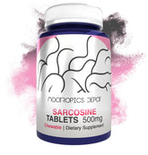 Nootropics Depot Sarcosine Tablets 500mg front view of jar
