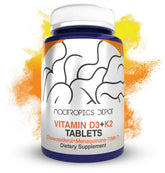 Nootropics Depot Vitamin D3 + K2 with Vitamin C Tablets front view