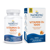 Nordic Naturals Vitamin D3 1000 Soft Gels front view with packaging