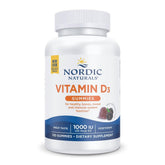Nordic Naturals Vitamin D3 Gummies 1000 IU wild berry flavour front view