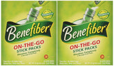 NOVARTIS Benefiber Prebiotic Fiber Supplement On-The-Go Sticks pack front view