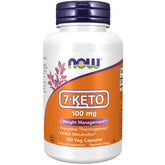 NOW Foods 7-Keto DHEA 100mg Vegan Capsules front view