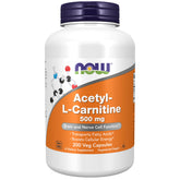 NOW Foods Acetyl-L-Carnitine 417g front view