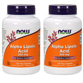 NOW Foods Alpha Lipoic Acid 300mg 60 Capsules front view
