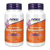 NOW Foods Astaxanthin Softgels 10mg front view