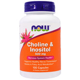 NOW Foods Choline & Inositol 449g front view of packaging
