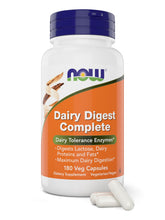 NOW Foods Dairy daily Complete 180 Vegetarian Capsules front view