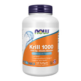 NOW Foods Double Strength Krill Oil 1000mg Softgels front view