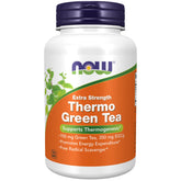 NOW Foods Extra Strength Thermo Green Tea 700 mg Veg Capsules front view