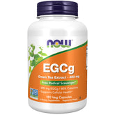 NOW Foods Green Tea Extract 400mg capsules front view