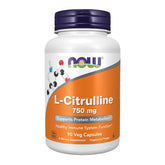NOW Foods L-Citrulline 90g vegan capsules front view