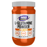 NOW Foods L-Glutamine Powder 454g front view