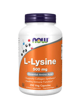 NOW Foods L-Lysine 567g front view of packaging