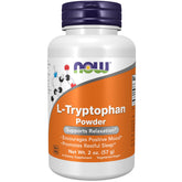 NOW Foods L-Tryptophan 950mg supplement front view