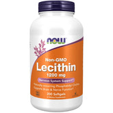 NOW Foods Lecithin Softgels 500mg front view