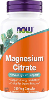 NOW Foods Magnesium Citrate 227g front view