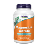 NOW Foods Magnesium Citrate 400mg 80 Veg Capsules front view