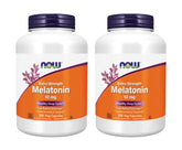 NOW Foods Melatonin Extra Strength 10 mg 200 Veg Capsules front view