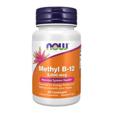 NOW Foods Methyl B-12 5000mcg lozenge bottle front view