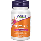NOW Foods Methyl B-12 Lozenge 5000mcg front view