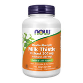 NOW Foods Milk Thistle Extract Double Strength 300mg front view