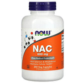 NOW Foods N-Acetyl Cysteine 600mg front view of bottle
