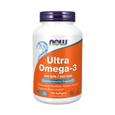 NOW Foods Omega-3 Fish Oil Supplement front view